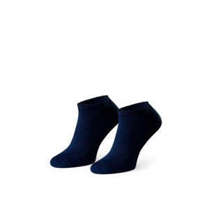 Steven Supima 157 004 tmavě modré kotníkové ponožky, 38/40, modrá