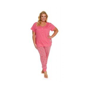 Doctornap PM 4430 coral plus Dámské pyžamo, 3XL, koralová