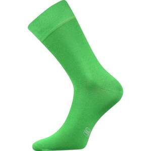 Barevné společenské ponožky Lonka DECOLOR světle zelená 39-42 (26-28)