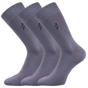 Společenské ponožky DESPOK šedá 43-46 (29-31)