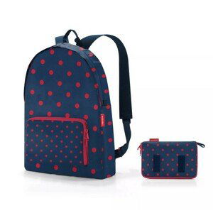 Skládací batoh Reisenthel Mini Maxi Rucksack Mixed dots red