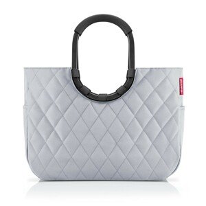 Nákupní taška Reisenthel Loopshopper L Frame Rhombus light grey