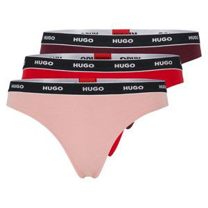 HUGO BOSS Dámská tanga 3Pack S