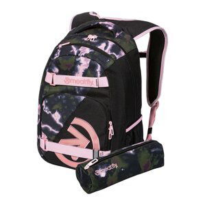 Meatfly batoh Exile Storm Camo Pink 24 L + PENÁL ZDARMA | Černá | Objem 24 L