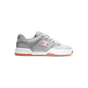 Dc shoes pánské boty Central Grey/Grey/Red | Šedá | Velikost 10,5 US