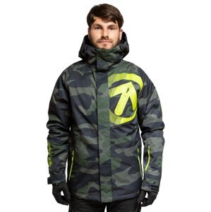 Meatfly pánská SNB & SKI bunda Bang Premium Rampage Camo | Maskáč | Velikost L