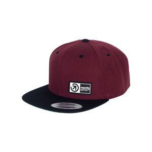 Meatfly kšiltovka Flanker Snapback Brand Maroon/Black | Červená | Velikost One Size