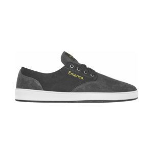 Emerica pánské boty The Romero Laced Grey/Black/Yellow | Šedá | Velikost 9 US