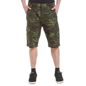 Meatfly pánské kraťasy Syndrom Camo Ripstop | Maskáč | Velikost 32