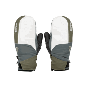 Volcom pánské rukavice Stay Dry Gore-Tex Mitt Light Military | Maskáč | Velikost XL