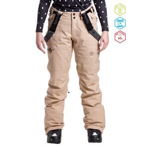 Meatfly dámské SNB & SKI kalhoty Foxy Latte | Písková | Velikost XL