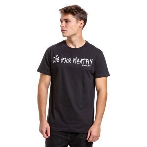 Meatfly pánské tričko Die Black | Černá | Velikost XL