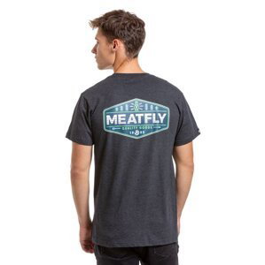 Meatfly pánské tričko Lampy Charcoal Heather | Šedá | Velikost S | 100% bavlna