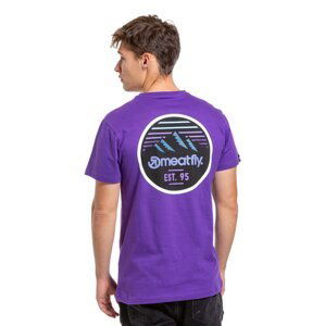 Meatfly pánské tričko Peaky Violet | Fialová | Velikost S