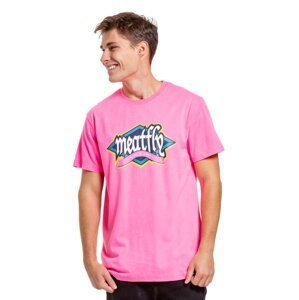 Meatfly pánské tričko Rockit Neon Pink | Růžová | Velikost M