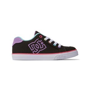 Dc shoes dětské boty Chelsea Black/Multi Stripe | Černá | Velikost 6 US