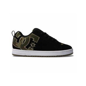 Dc shoes pánské boty Court Graffik Black/Black/Green | Černá | Velikost 9,5 US