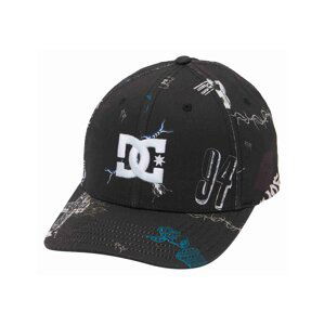 Dc shoes kšiltovka Cap Star Black Scribble Print | Černá | Velikost S/M