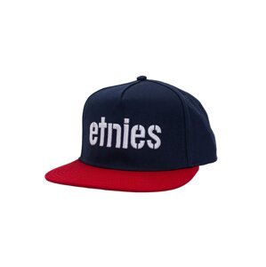 Etnies kšiltovka Corp Snapback Navy/Red/White | Bílá | Velikost One Size