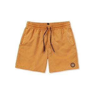 Volcom pánské šortky Center Trunk 17 Ginger Brown | Hnědá | Velikost M