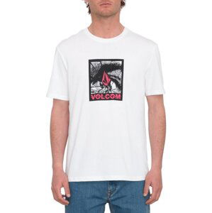 Volcom pánské tričko Occulator Bsc Sst White | Bílá | Velikost L | 100% bavlna