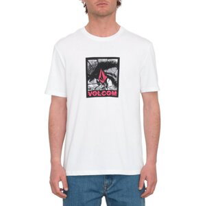 Volcom pánské tričko Occulator Bsc Sst White | Bílá | Velikost M | 100% bavlna