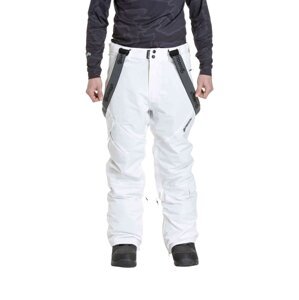 Meatfly pánské SNB & SKI kalhoty Ghost White | Bílá | Velikost XL