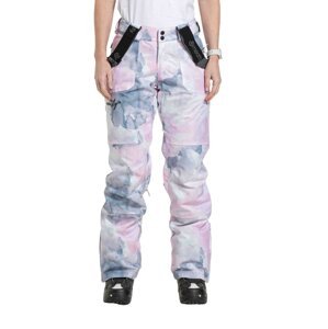 Meatfly dámské SNB & SKI kalhoty Foxy Clouds Pink | Růžová | Velikost XL