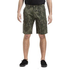 Nugget Genius Cargo 19 Shorts B - Olive Oak Camo | Zelená | Velikost 38