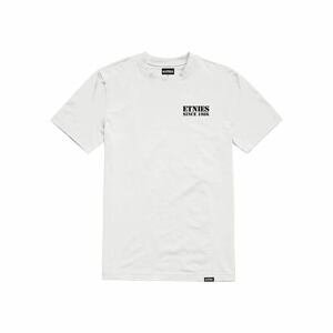 Etnies pánské tričko Rebel Sports White | Bílá | Velikost M