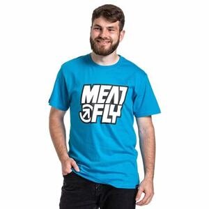 Meatfly pánské tričko Repash Ocean Blue | Modrá | Velikost S