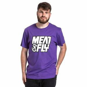 Meatfly pánské tričko Repash Violet | Fialová | Velikost XL