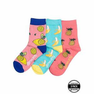 Meatfly ponožky Lexy Triple Pack Fruit | Mnohobarevná | Velikost S/M