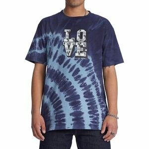 Dc shoes pánské tričko Blabac Lovepark Navy Blazer Spiral Tie Dye | Modrá | Velikost M
