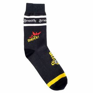 Meatfly ponožky Big Shock Dakar Black | Černá | Velikost M