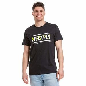Meatfly pánské tričko Rele Black | Černá | Velikost S