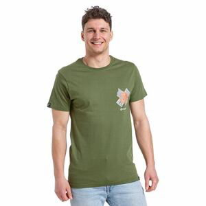 Meatfly pánské tričko Ductape Olive | Zelená | Velikost S