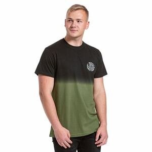 Meatfly pánské tričko Slash Olive/Black | Zelená | Velikost L