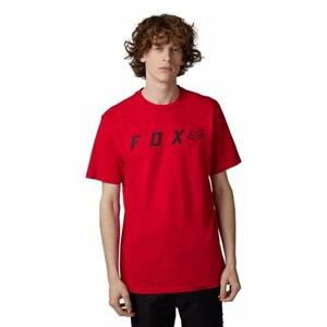 Fox pánské tričko Absolute Ss Prem Flame Red | Červená | Velikost S | 100% bavlna
