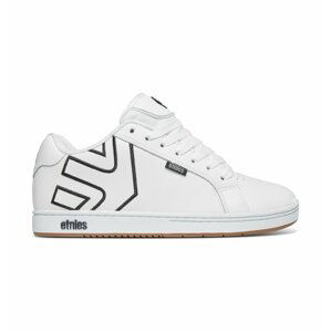 Etnies pánské boty Fader White/Black/Gum | Bílá | Velikost 12 US