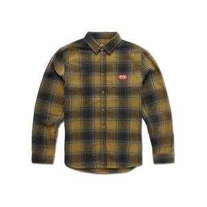Etnies pánská košile Independent Flannel Tobacco | Hnědá | Velikost XL