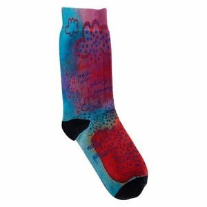 Meatfly ponožky X Pura Vida Eileen Red Dots | Mnohobarevná | Velikost S/M