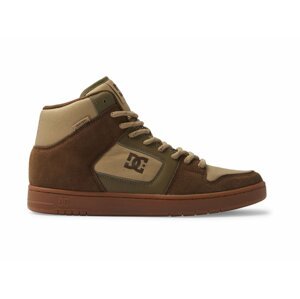 Dc shoes pánské boty Manteca 4 HI WR Dk Choc/Military | Hnědá | Velikost 10,5 US