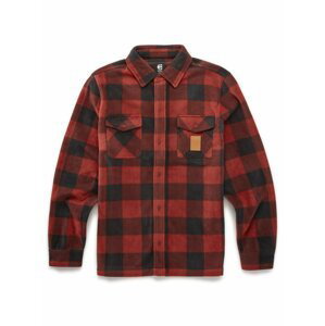 Etnies pánská košile Woodsman Fleece Rust | Červená | Velikost XL
