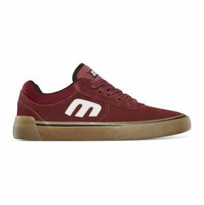 Etnies pánské boty Joslin Vulc Burgundy/Gum | Červená | Velikost 10 US