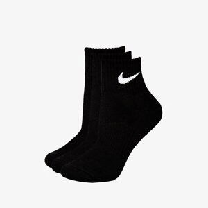 NIKE 3PPK QUARTER BLACK