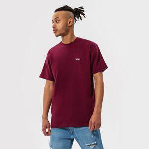 VANS MN LEFT CHEST LOGO TEE BURGUNDY