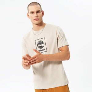 TIMBERLAND STACK LOGO TEE ISLAND FOSSIL