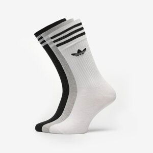 ADIDAS 3-PACK SOLID SOCKS HIGH CREW