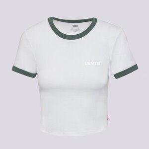 LEVI'S GRAPHIC RINGER MINI TEE WHITES